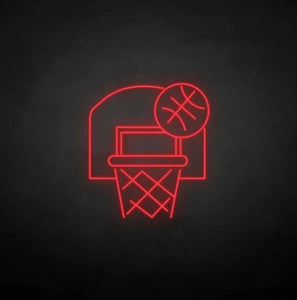 "Basketball Hoop" LED Neon Sign